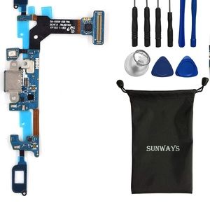 Charging Port Plug Flex Cable Earphone Jack Mic Replacement Samsung S7 G930V New